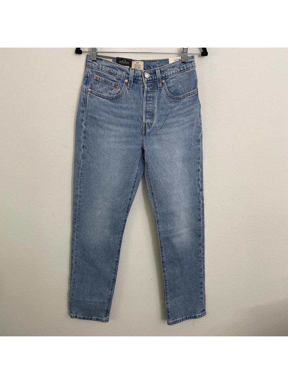 Revolve LEVI'S 501 Straight Jeans Hollow Days blue size 26 X 30 NWT $110 msrp - Picture 5 of 10